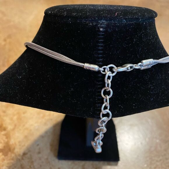 Brighton double Strand pink and Swarovski crystal pendant NECKLACE‎ - Picture 4 of 5